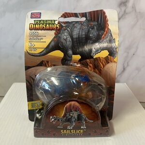 NIP Mega Bloks Plasma Dinosaur #9556 Sailslice Dimetrodon 2006